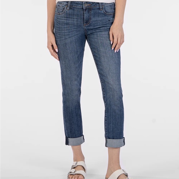 Kut From the Kloth Catherine Mid Rise Boyfriend Jeans Size 8 - Picture 10 of 14